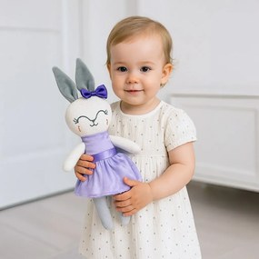 Baby Mix Jucărie de pluș Rabbit, 40 x 11 cm