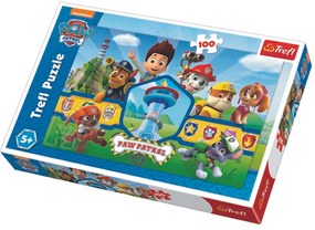 Trefl Puzzle Tlapková patrola - Echipa de eroi ,100 piese
