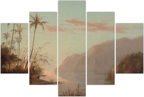 Tablou - Camille Pissarro, A creek in st. Thomas (Virgin Islands), reproducere (150x105 cm)