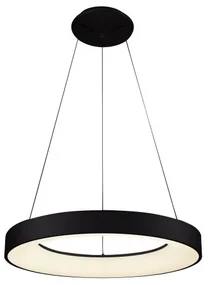 Lustra LED cu telecomanda design circular SANTANA 60 CCT BK