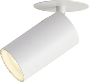 Set de 6 spoturi încastrate moderne albe GU10 50mm IP44 - Chels