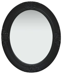 vidaXL Oglindă de perete in stil baroc, negru, 50 x 60 cm