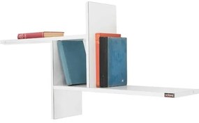 Poliță de perete lucioasă albă 50x100 cm