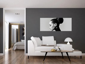 Tablou - Profilui femeii frumoase (120x50 cm)