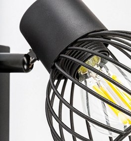 Aplica design industrial Aberama negru