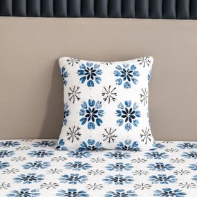 Fata de perna Cocolino microplus ICY FLAKES 45x45 cm, albă