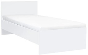 Pat single Miami 90x200 cm alb-alb