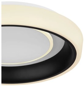 Plafoniera LED cu telecomanda design modern Tabano negru mat