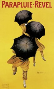 Cappiello, Leonetto - Artă imprimată Poster advertising 'Revel' umbrellas, 1922, (24.6 x 40 cm)