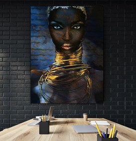 Tablou canvas Tribal Girl 120x80 cm