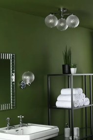 Där Lighting WAY0750 - Aplică de perete pentru baie WAYNE 1xG9/3W/230V IP44 crom
