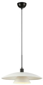 Lustră neagră-albă cu abajur din metal ø 50 cm Millinge – Markslöjd