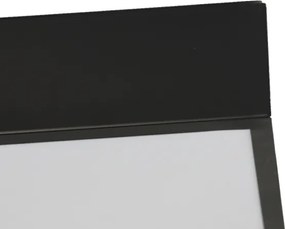 Plafonieră LED/480W/230V 3000/4000/6500K 120x120 cm neagră
