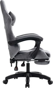 Scaun de birou/gaming, gri, LOPES