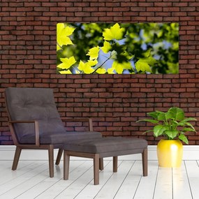 Tablou - frunze de arțar (120x50 cm)