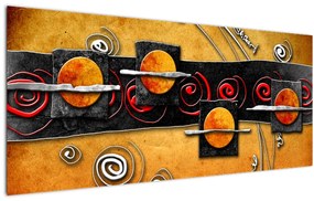 Tablou abstacției - Panete (120x50 cm)