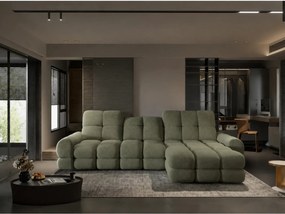 Coltar extensibil confortabil TOLLO MINI, sezlong dreapta, stofa catif