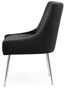 Scaun Sizar negru/silver – H86 cm