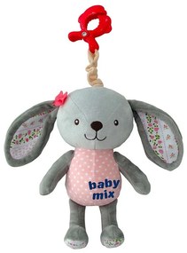 Baby Mix Baby jucărie de pluș cu mașină de jucatiepure