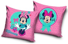 Disney Minnie husă de pernă catifea 40x40 cm