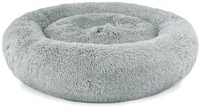 Pat de plus pentru caini 80 cm gri deschis