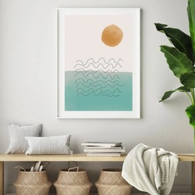 Poster - Abstracție pictată (A4)