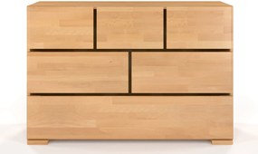 Comodă lemn masiv TerraCraft Fag 3+2+1 Sertare, 120 × 45 × 81 cm - Natural