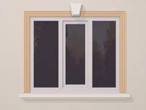 Ancadrament fereastra exterior FP135 dimensiuni 115x30x2000mm