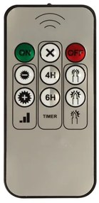 SET 10x decorațiune LED de Crăciun LED/1xAAA + telecomandă