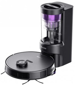 Robot aspirator cu auto-golire Eureka NER E10S, 5200 mAh, 4000Pa, 2 L, 4 moduri, LiDAR, Control vocal, Negru