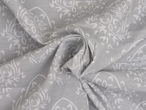 Lenjerie de pat bumbac gri TAPET Dimensiune lenjerie de pat: 70 x 90 cm | 140 x 200 cm