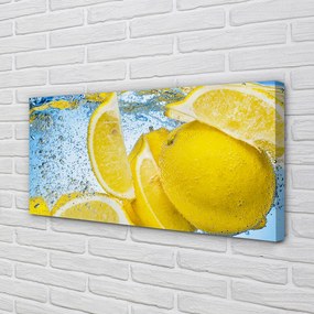 Tablouri canvas Lemon în apă