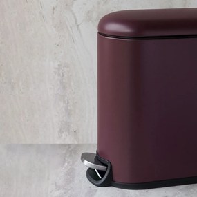 Coș de gunoi violet cu pedală din metal 5 l Mini Walther – Mette Ditmer Denmark