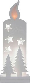 Lumanare decorativa LED EGLO GRANDY alba 13/8/36 cm