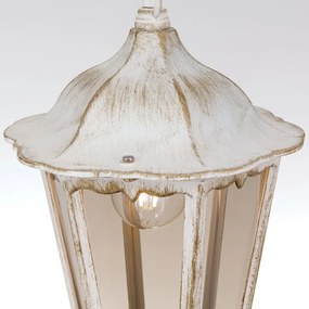 Pendul exterior stil clasic IP43 Puchberg AL 11K/82502 weiß-gold/rauch OR