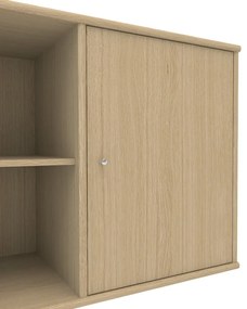 Comodă în culoare naturală joasă cu aspect de lemn de stejar suspendată 133x61 cm Mistral – Hammel Furniture