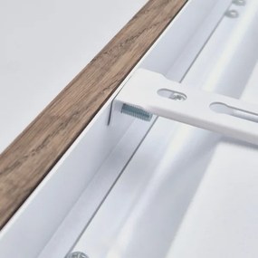 Brilagi - Aplica LED pentru baie WOODY FRAME, 50W/230V, 120x30, IP44, finisaj stejar/nuc