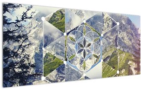 Tablou - Model geometric (120x50 cm)