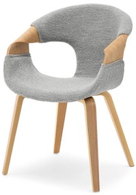 Scaun Kurt (stejar gri + stejar). Promo -21%. 1111098