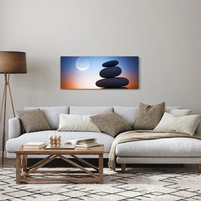 Tablou cu pietre suprapuse (120x50 cm)