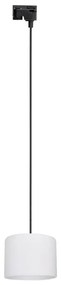 Lustră pe cablu pentru sistem de șină TRACER 1xE27/15W/230V d. 20 cm negru/alb