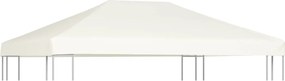 vidaXL Acoperiș de pavilion, 310 g/m², alb crem, 4 x 3 m