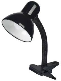 Lampa Birou cu Clama karl, e27, 40w, 12.5x14x26 cm, negru