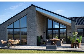 Masă de grădină Oviedo, tec, natural 100x75 cm