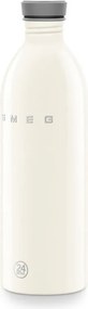 Sticla Smeg Urban WBF02CR, 1 l, Inchidere ermetica, Fara VRA, Otel inoxidabil, Crem