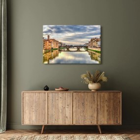Tablou - Pod peste râu (90x60 cm)