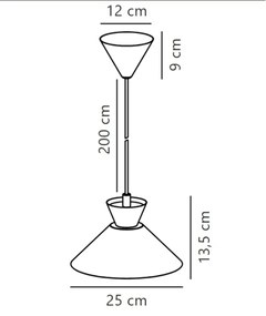 Lustră pe cablu Nordlux DIAL 1xE27/40W/230V alb