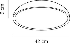Plafoniera, Lustra tavan LED 2700K Penelopa 42