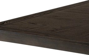 Masa dining design LUX Rexton 150x150cm, Ebony oak veneer