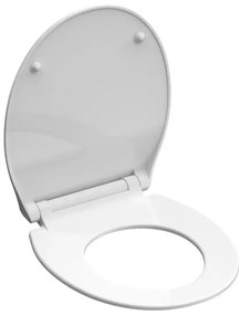 Capac WC SLIM WHITE, cu închidere SoftClose, din duroplast - Schütte 82700